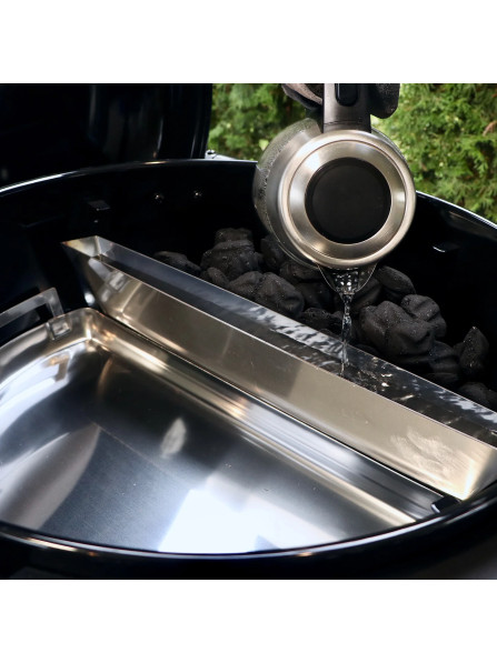 Поддон стальной с конт.для воды SnS Drip ’N Divide для грилей 57 см