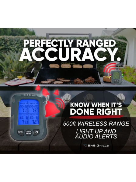 Цифровой термометр  для мяса Slow ‘N Sear SNS-500 беспроводной