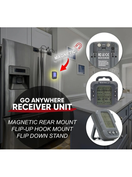 Цифровой термометр  для мяса Slow ‘N Sear SNS-500 беспроводной